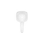 Roca Plenum Square Handset 140mm Chrome & White
