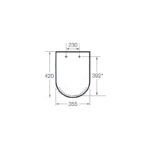 Roca Dama-N Compact Soft-Close Toilet Seat