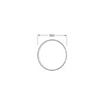 Roca Luna Round Mirror 550mm