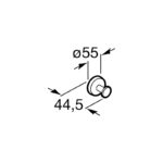 Roca Twin Robe Hook