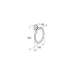 Roca Carmen Towel Ring