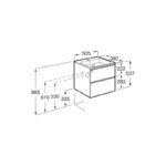 Roca The Gap Compact 2 Drawer 500mm City Oak Base Unit & Basin