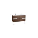 Roca Victoria-N Unik 1200mm 2 Drawer Unit & Double Basin Oak