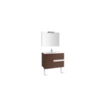 Roca Victoria-N Pack 800mm Basin Unit, Mirror & Light Oak