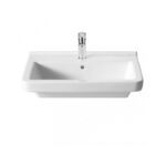 Roca Dama-N Wall Hung 2 Drawer 550mm Unit & Basin Gloss White