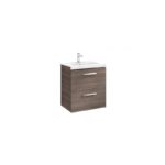 Roca Prisma 600mm 2 Drawer Unit Gloss White