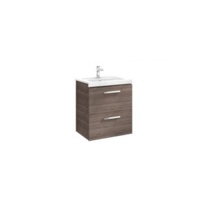 Roca Prisma 600mm 2 Drawer Unit Gloss White