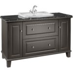 Roca Carmen 1300mm Unit with Drawers & Doors Anthracite Satin