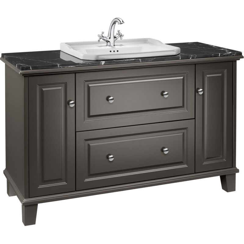 Roca Carmen 1300mm Unit with Drawers & Doors Anthracite Satin