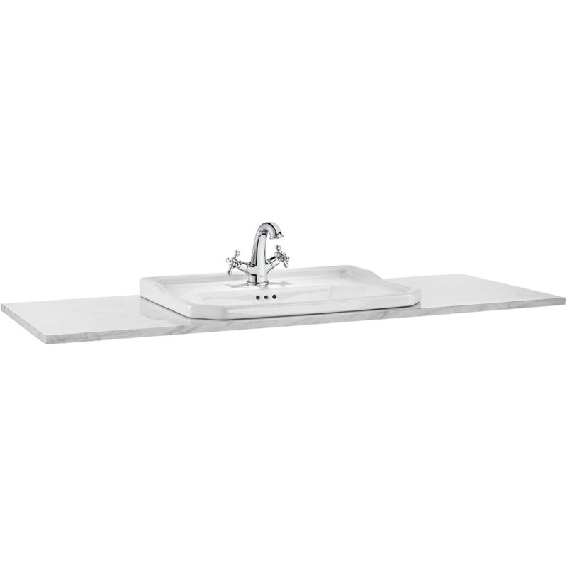 Roca Carmen Countertop 1300mm Venato White