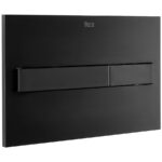 Roca PL7 Dual Flush Operating Plate Matt Black