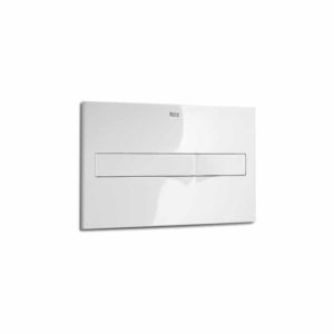 Roca PL2 In-Wall Dual Flush Operating Plate White