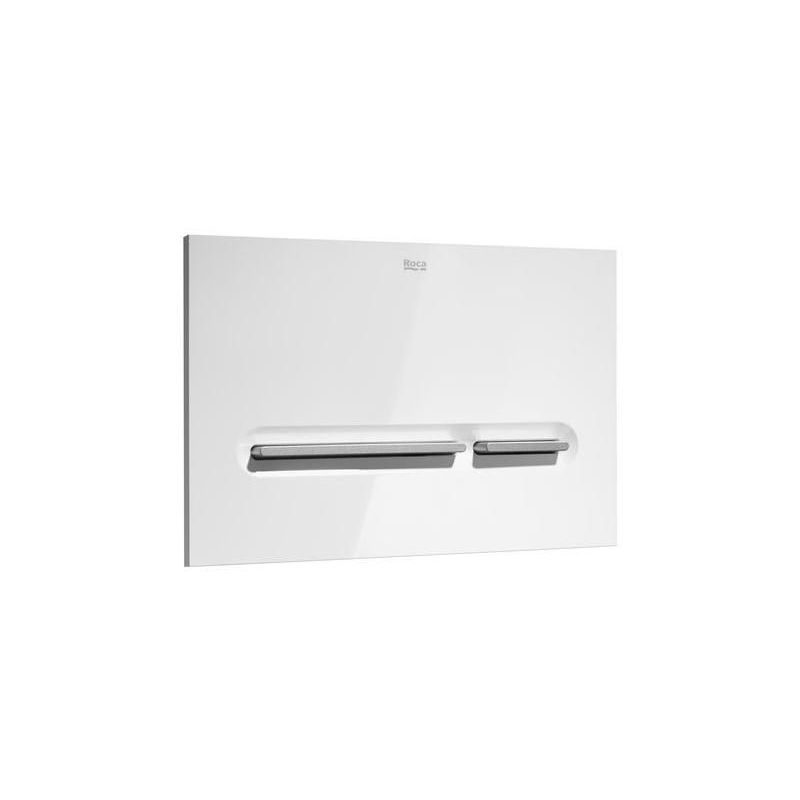 Roca PL5 Dual Flush Operating Plate White/Grey