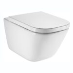 Roca The Gap CleanRim Wall Hung WC Pan with Luxury Soft Close Seat