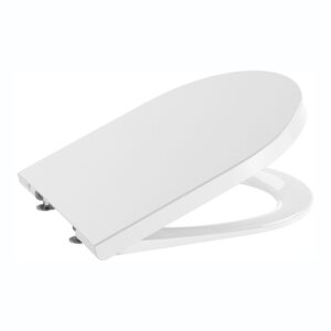 Roca Inspira Round Soft Close Toilet Seat White