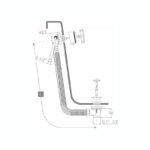Roca Maxiflow Overflow Bath Filler & Waste Chrome