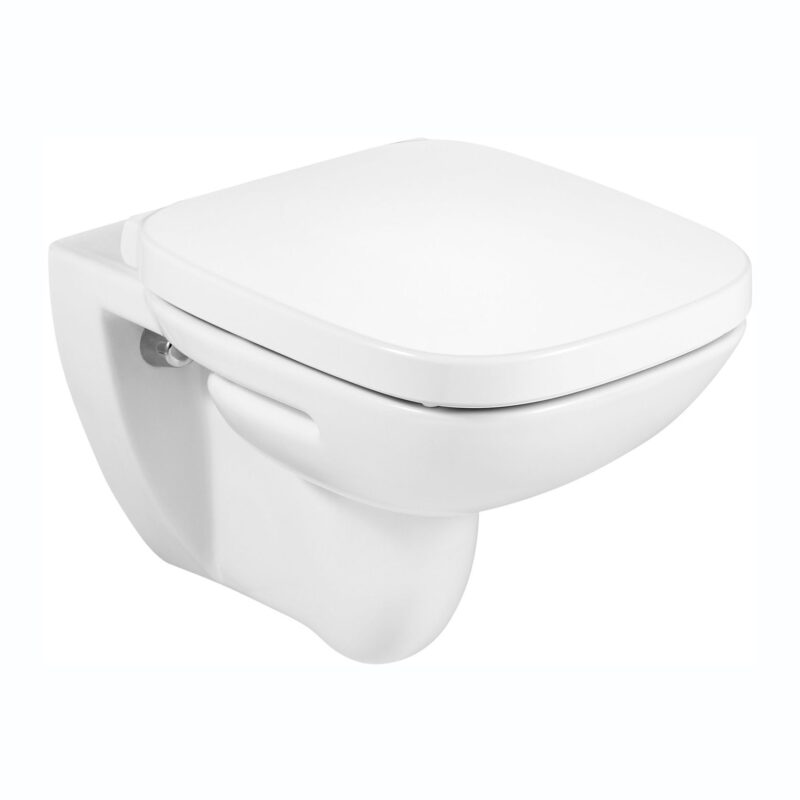 Roca Debba Square Soft Close Toilet Seat with Top Fixing Hinges