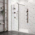 Roman Haven Select 10mm Chrome 760mm Wetroom Panel