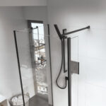 Roman Haven Select 10mm Black 900mm Wetroom Panel