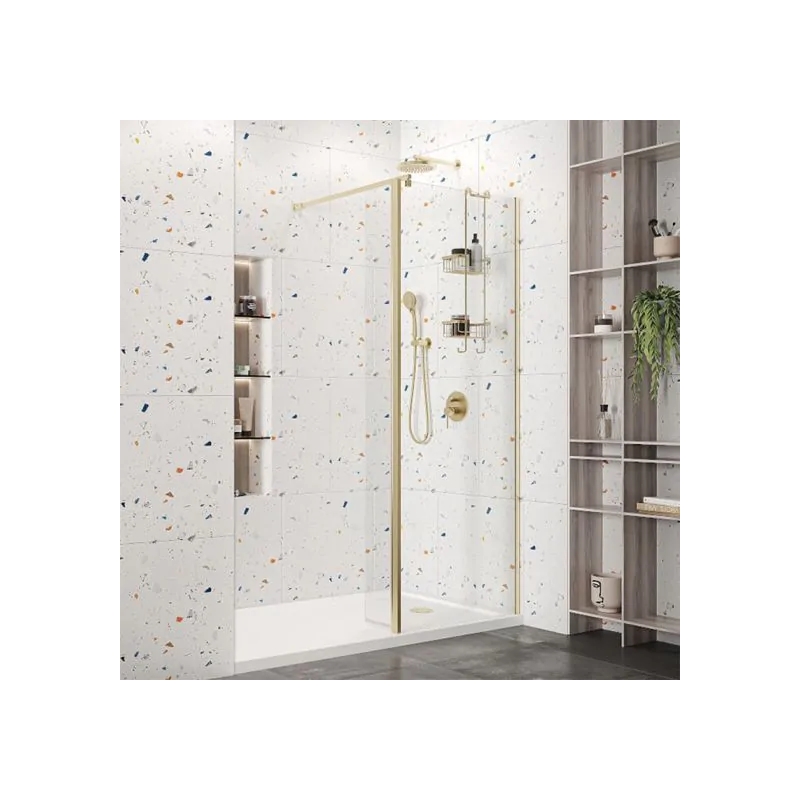 Roman Haven Select 300 Pivot Deflector 10mm Brushed Brass Roman Haven Select 300 Pivot Deflector 10mm Brushed Brass