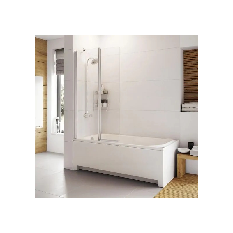 Roman Haven6 1500mm x 910mm Inward Folding Bath Screen Chrome Roman Haven6 1500mm x 910mm Inward Folding Bath Screen Chrome