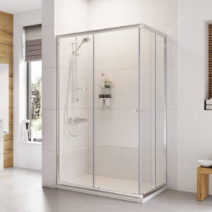 Roman Haven6 Offset Corner Entry Shower Enclosure 760 x 900mm