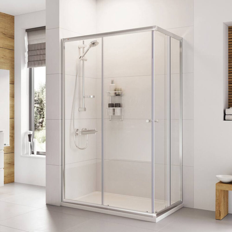 Roman Haven6 Offset Corner Entry Shower Enclosure 760 x 900mm Roman Haven6 Offset Corner Entry Shower Enclosure 760 x 900mm