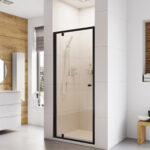 Roman Haven6 760mm Pivot Shower Door Black