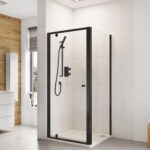Roman Haven6 760mm Pivot Shower Door Black