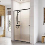 Roman Haven6 1100mm Sliding Shower Door Black
