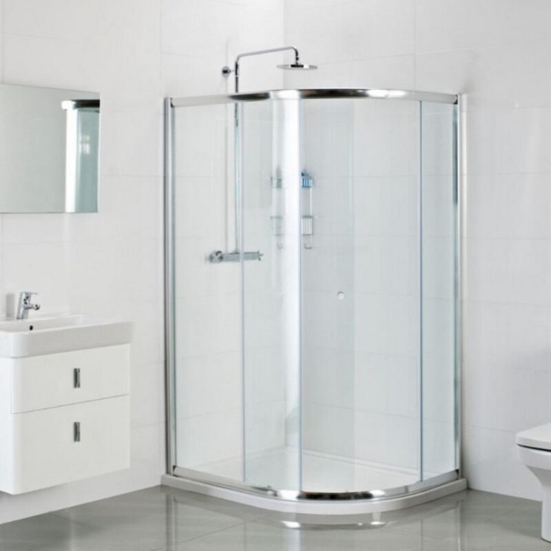Roman Haven6 Single Door 800 x 1000mm Offset Quadrant Shower Enclosure Roman Haven6 Single Door 800 x 1000mm Offset Quadrant Shower Enclosure
