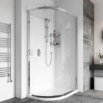 Roman Haven8 1 Door 800 x 1200mm Offset Quadrant Shower Enclosure