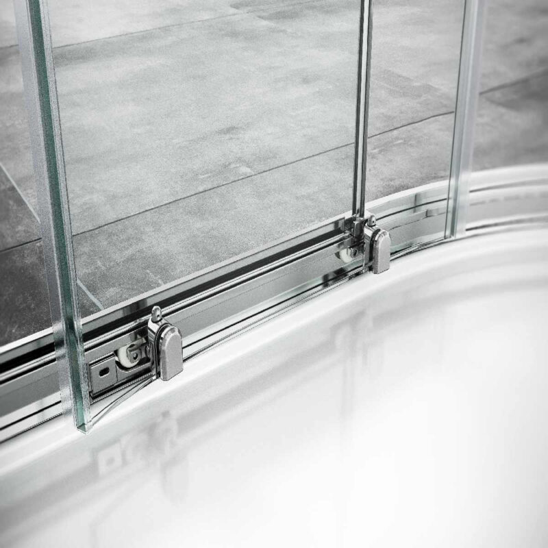 Roman Haven8 1 Door 800 x 1200mm Offset Quadrant Shower Enclosure