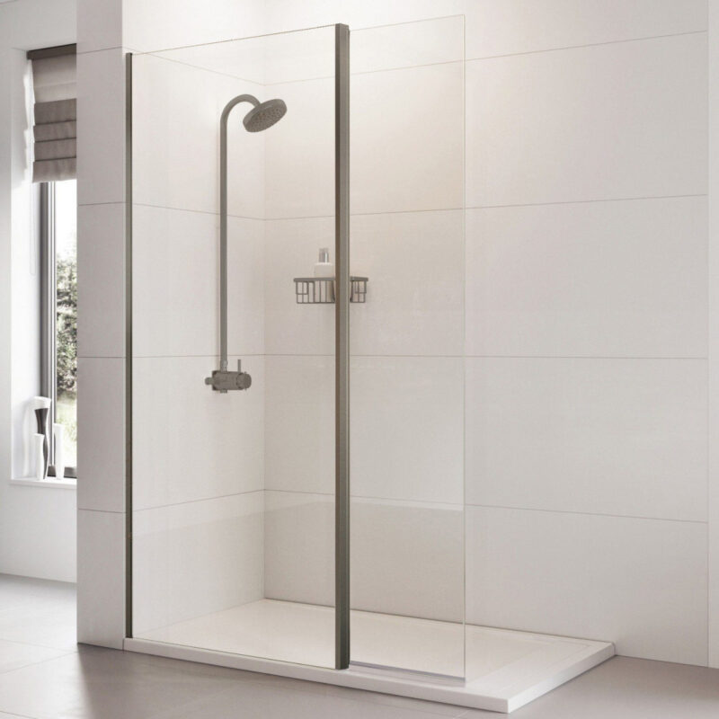 Roman Haven Select 8mm Gunmetal Grey 1200mm Wetroom Panel Roman Haven Select 8mm Gunmetal Grey 1200mm Wetroom Panel