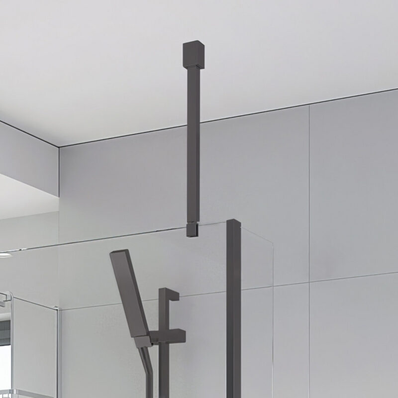 Roman Haven Select 8mm Gunmetal Grey 1200mm Wetroom Panel