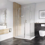 Roman Haven Select 8mm Brushed Nickel 1200mm Wetroom Panel