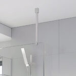 Roman Haven Select 8mm Brushed Nickel 1200mm Wetroom Panel