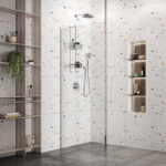 Roman Haven Select 8mm Chrome 760mm Wetroom Panel