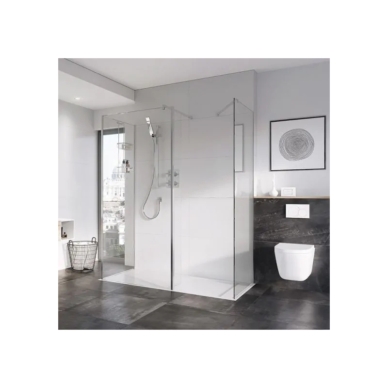 Roman Haven Select 900mm Wetroom Panel 8mm Chrome Roman Haven Select 900mm Wetroom Panel 8mm Chrome