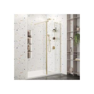 Roman Haven Select 300 Pivot Deflector 8mm Brushed Brass
