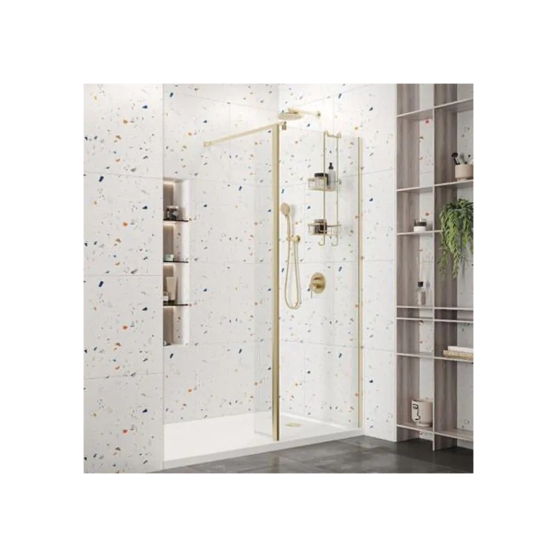 Roman Haven Select 300 Pivot Deflector 8mm Brushed Brass Roman Haven Select 300 Pivot Deflector 8mm Brushed Brass