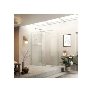 Roman Haven 300 Fluted Pivot Deflector 8mm Chrome
