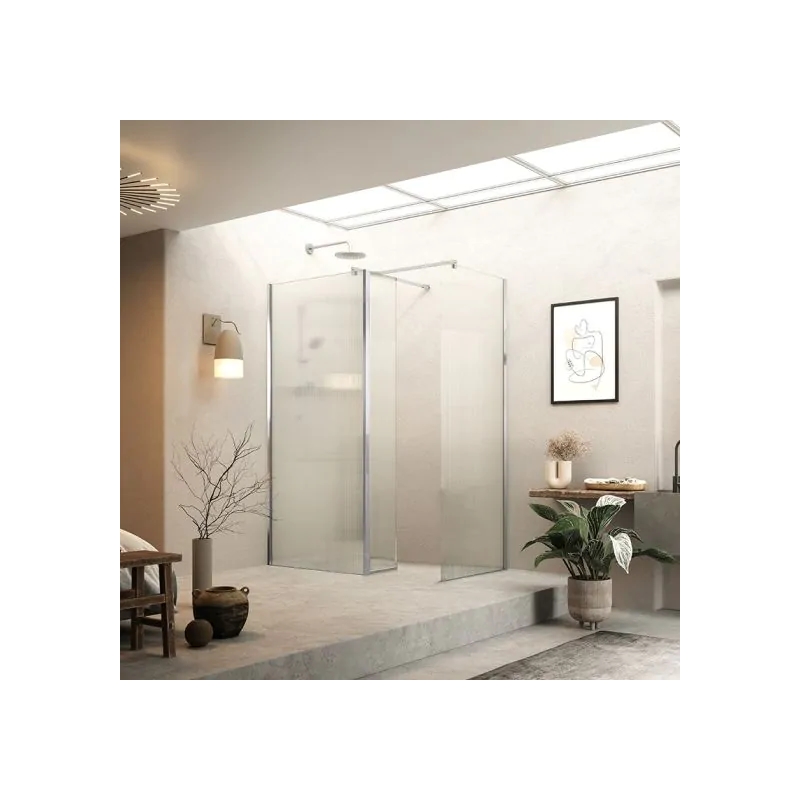 Roman Haven 300 Fluted Pivot Deflector 8mm Chrome Roman Haven 300 Fluted Pivot Deflector 8mm Chrome