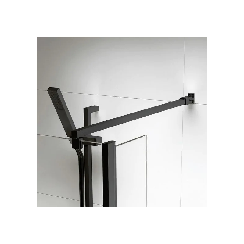 Roman Haven Select Square Low Level Brace Bar Straight & 45 Degree Black Roman Haven Select Square Low Level Brace Bar Straight & 45 Degree Black