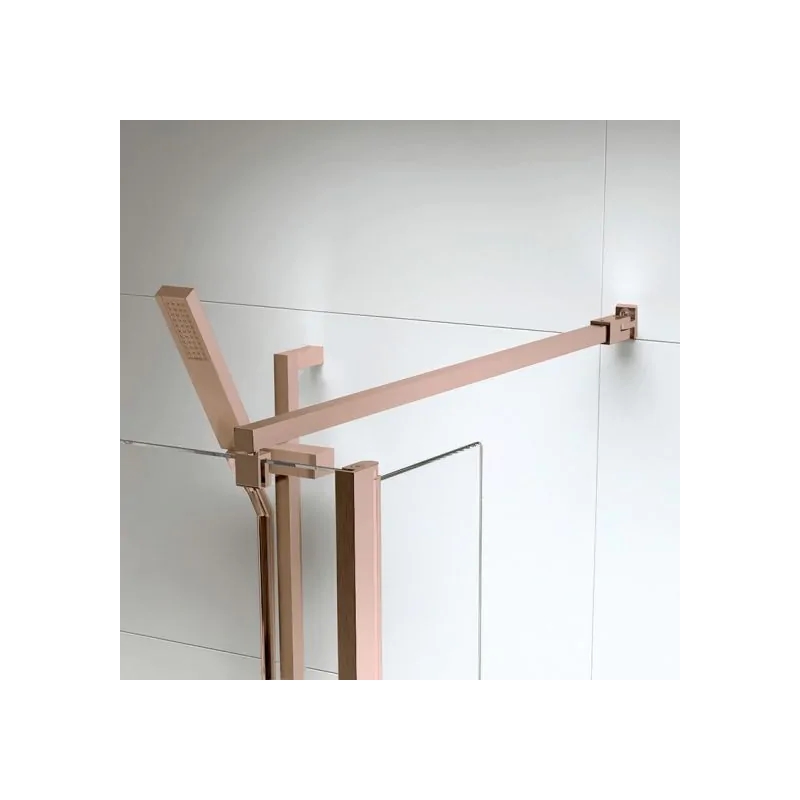 Roman Haven Square Low Level Brace Bar Straight & 45 Degree Brushed Bronze Roman Haven Square Low Level Brace Bar Straight & 45 Degree Brushed Bronze