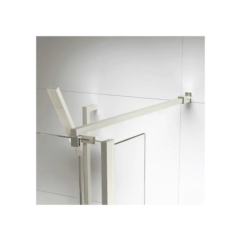 Roman Haven Select Square Low Level Brace Bar Straight & 45 Degree Brushed Nickel Roman Haven Select Square Low Level Brace Bar Straight & 45 Degree Brushed Nickel