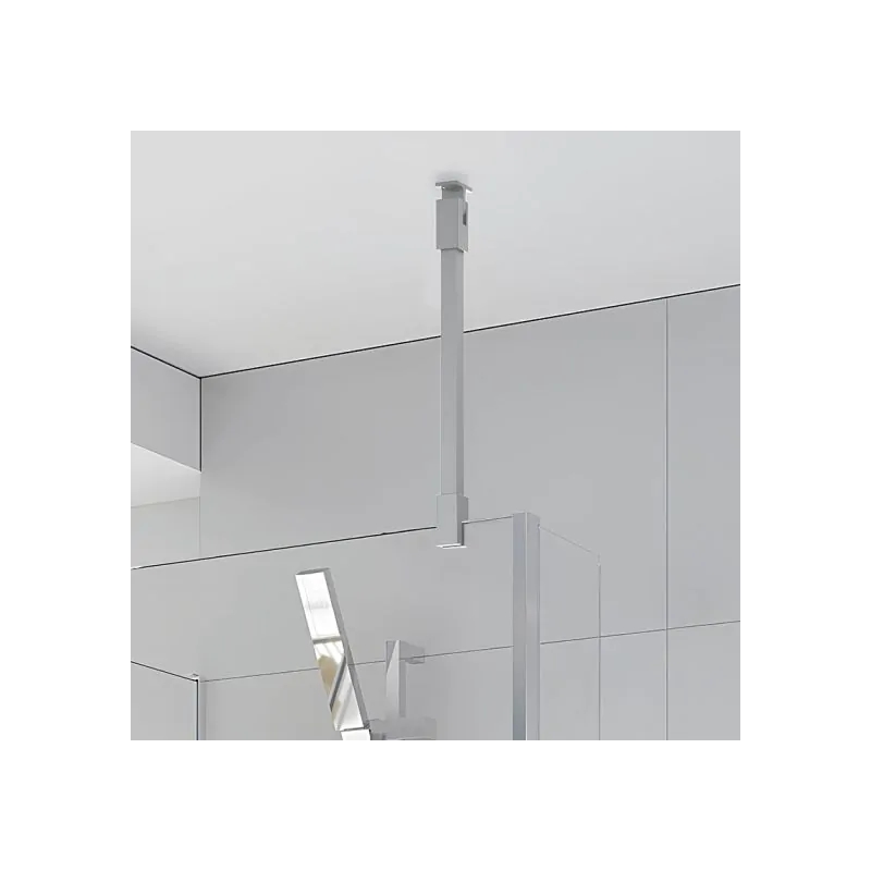 Roman Haven Select Square Low Level Ceiling Brace Kit Chrome Roman Haven Select Square Low Level Ceiling Brace Kit Chrome