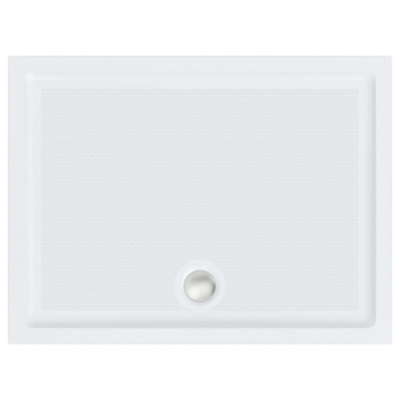 Roman Anti Slip 1000 x 800mm Rectangular Shower Tray & Waste