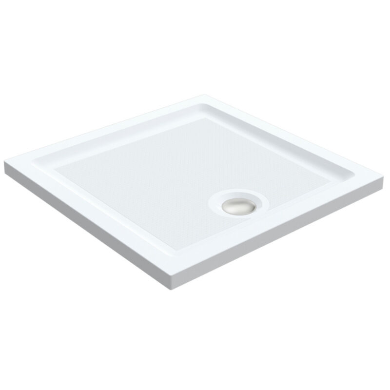 Roman Anti Slip 900 x 900mm Square Shower Tray & Waste Roman Anti Slip 900 x 900mm Square Shower Tray & Waste