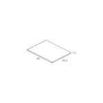 Royo Vida 600mm Anthracite Worktop